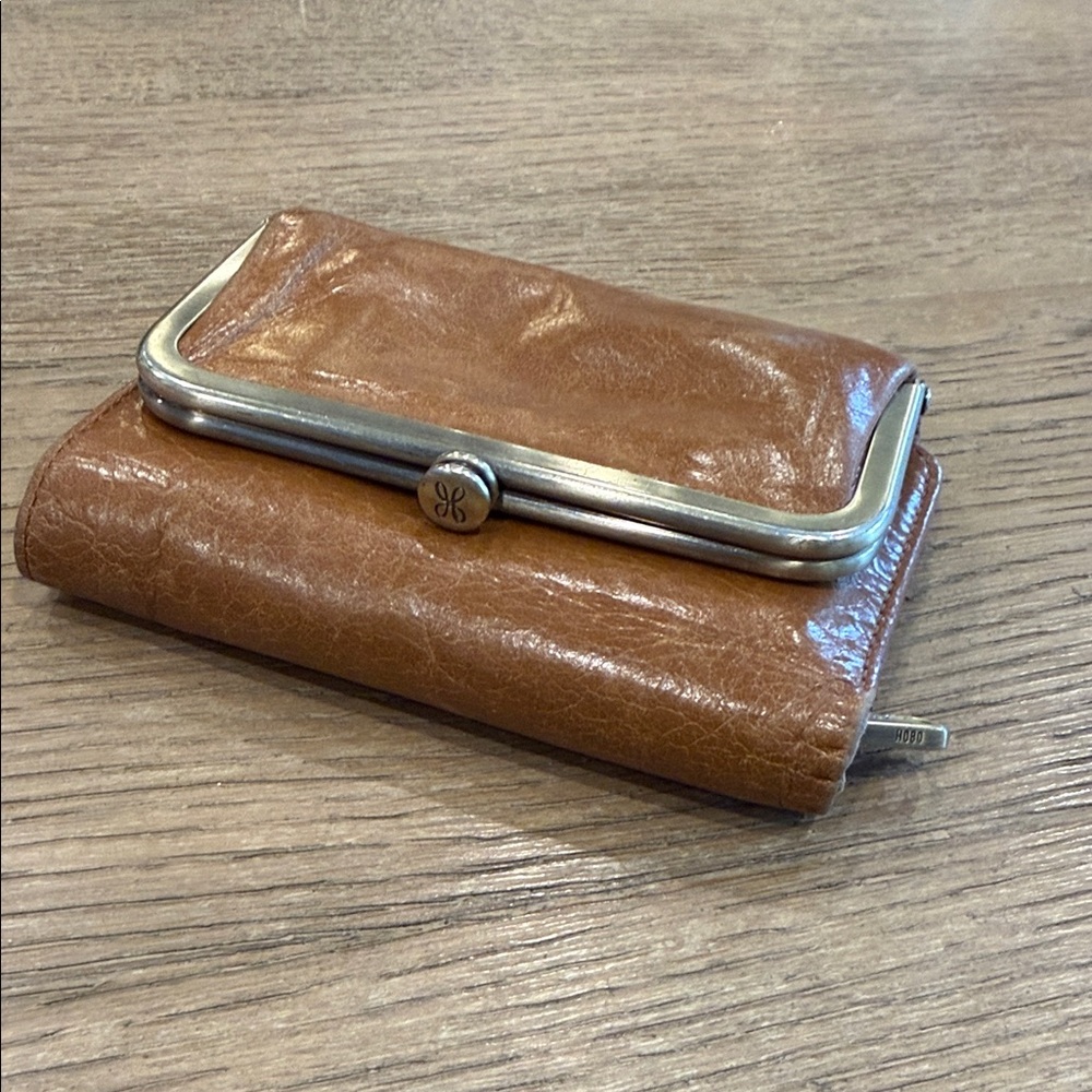 HOBO Brown Leather Wallet